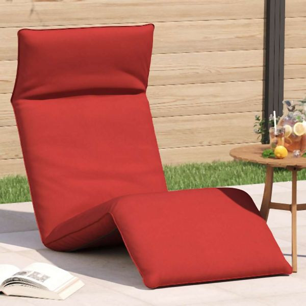 vidaXL Sonnenliege Klappbar Rot 175x54x8,5 cm Oxford-Gewebe, 4019752