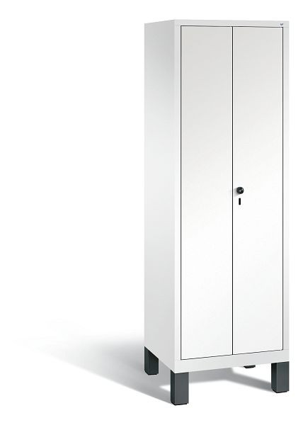 C+P Spind Evolo, 2 Abteile, H1850xB610xT500 mm, Weiß/MDF Weiß, 48060-20 S10194