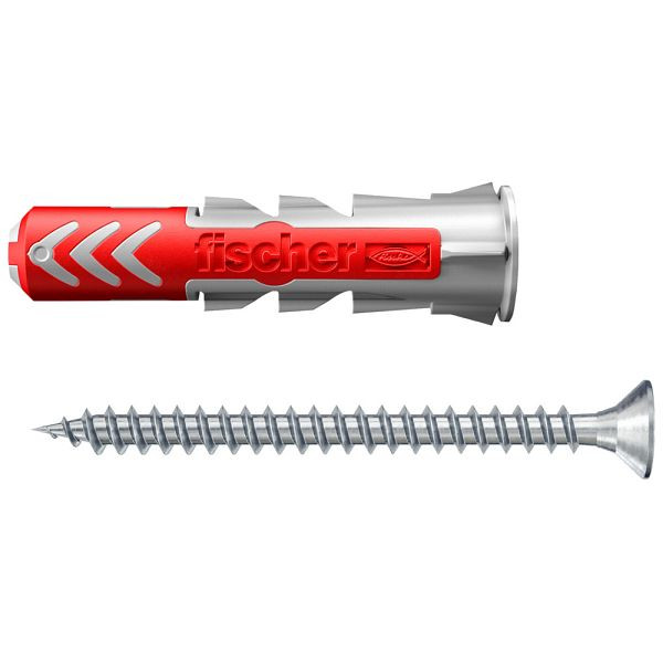 Fischer DuoPower 5 x 25 S LD mit Schraube, VE: 50 Stück, 535458