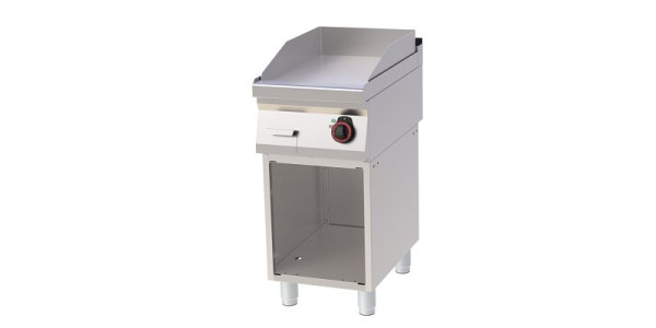 Locher Elektro-Grillplatte 400, Stahl, glatt, 362431