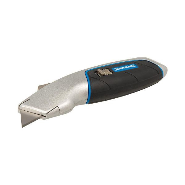 Silverline Schnellwechsel-Messer mit einziehbarer Klinge, 175 mm, 589129