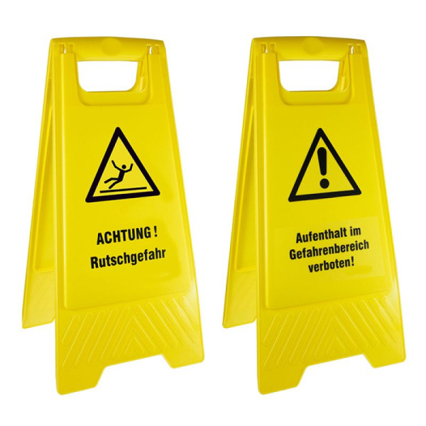 Stein HGS Warnaufsteller, ACHTUNG! Rutschgefahr, 90.9480-01