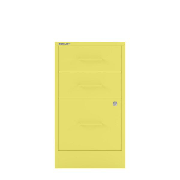 Bisley Home Filer, 2 Universal-, 1 HR-Schublade, Stahlgriff, 641 zinkgelb, PFA3SH641