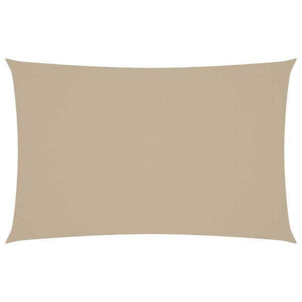 vidaXL Sonnensegel Oxford-Gewebe Rechteckig 4x7 m Beige, 135163
