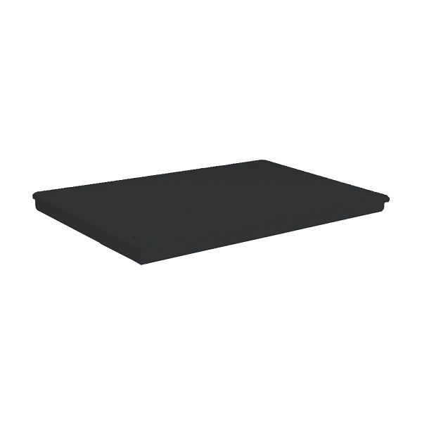 Unicraft Arbeitsplatte Metall, glatt, 1000 x 600 mm, 6110300