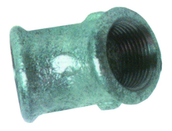 SBN Winkel 45° 1 1/4" IG - IG verzinkt, 20343