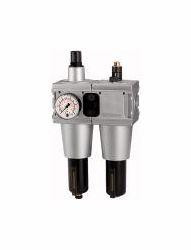 Riegler Wartungseinheit, zweiteilig mit Metallbehälter und Sichtrohr, Tropfaufsatz aus Metall, 100580