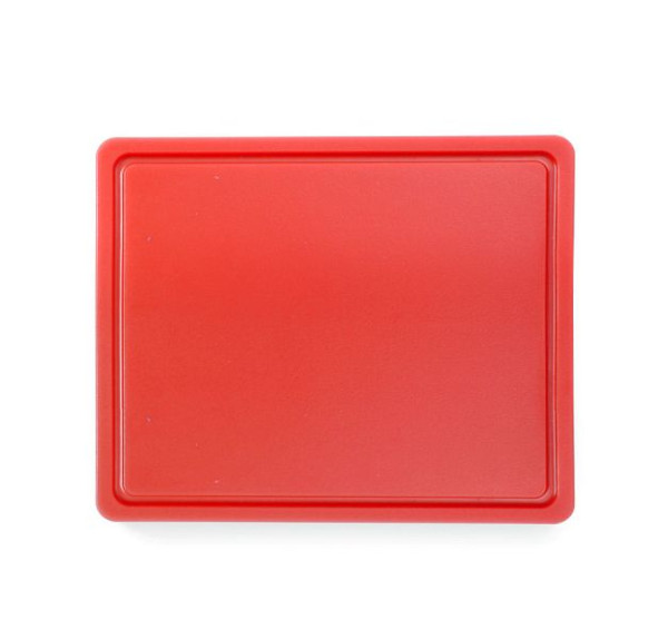 Hendi Schneidbretter HACCP Gastronorm 1/2, LxBxH: 260x320x12 mm, Rot, 826119