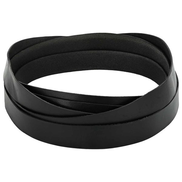 vidaXL Lederriemen Schwarz 1000 x 3,5 cm Leder, 42034159