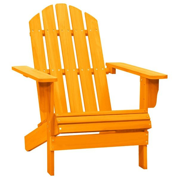 vidaXL Adirondack-Gartenstuhl Massivholz Tanne Orange, 315878