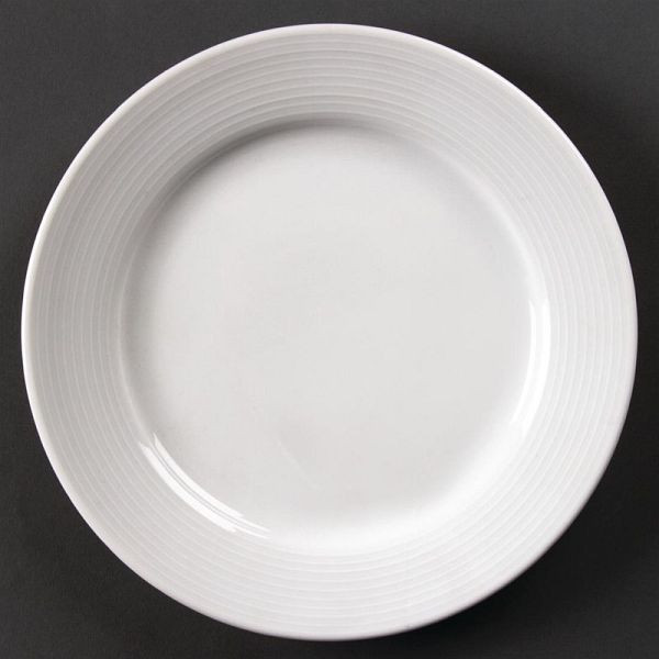 Olympia Linear Teller mit breitem Rand 20cm, VE: 12 Stück, U090