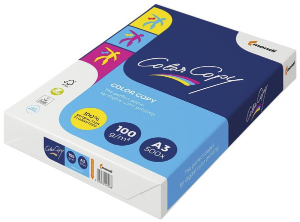 mondi ColorCopy® - A3, 100 g/qm, weiß, 500 Blatt, 8687B10B