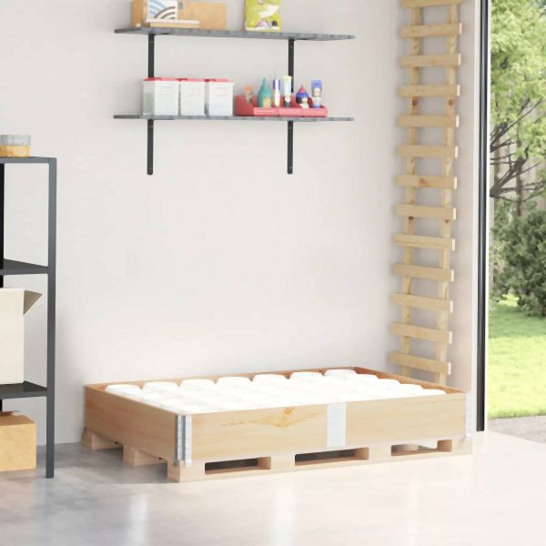 vidaXL Paletten-Aufsatzrahmen 150x100 cm Massivholz Kiefer, 4010301
