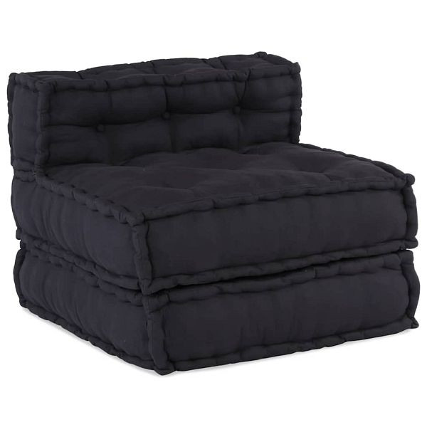 vidaXL Pouf Modular Anthrazit 70x70x54 cm Stoff, 4019026
