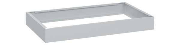 C+P Unterbauten Classic PLUS, C auf 100 mm hohem Sockel, Lichtgrau, 100 x 900 x 500 mm, Kunststoff-Sockel, 08000-7010905 S10000