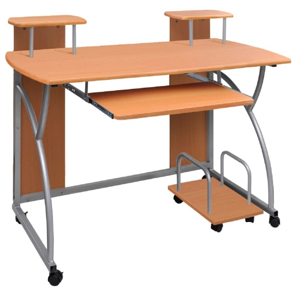 vidaXL Computertisch Braun 110x52x88,5 cm Holzwerkstoff, 20583
