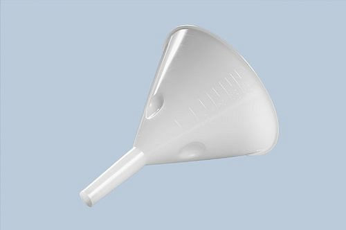 DENIOS Trichter aus Kunststoff, Durchmesser 140 mm, naturfarbend, VE: 12 Stück, 308406