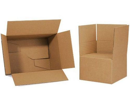 TransPak Automatikkarton-Faltkarton 1-wellig, mit Höhenrillung, 350 x 300 x 90 mm, Qualität 1.30B, VE: 20 Stück, 299458