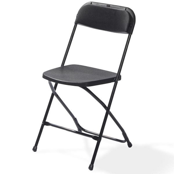 Deskin Klapp-/Stapelstuhl NAVA DV, Farbe schwarz, Gestellfarbe schwarz, 359227