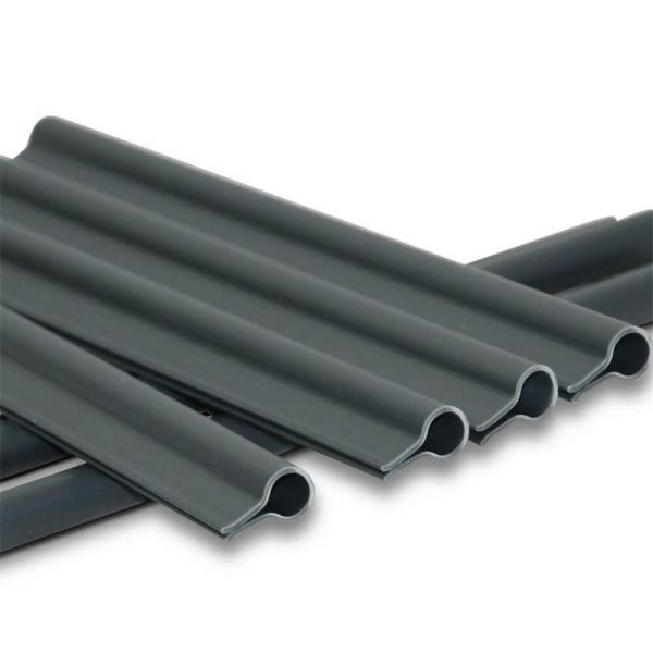 NOOR Premium Klemmschienen für Sichtschutzstreifen Farbe: anthrazit RAL 7016, VE: 15 Stück, 155KLEMMPRA