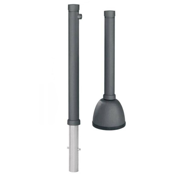 Stein HGS Pfosten -Stil-, Mobil, inkl. Betonpilz und Schraube, mit 1 Öse, 14349-01