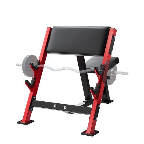 VEVOR Preacher Curl Bank, 300 kg Belastung, verstellbar, Bizepsstation, Langhantelstation, Heim-Fitnessstudio-Gerät, AXMSYKDJGDBKCAT1TV0