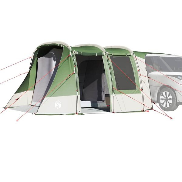 vidaXL Autozelt Grün Wasserdicht, Polyester mit PU-Beschichtung, 4009503