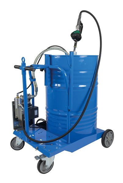 Rapid Mobiles Ölabgabeset in elektrischer Ausführung, für die Aufnahme von einem 200 Liter-Fass, eichfähig / MID-konform, 22 106