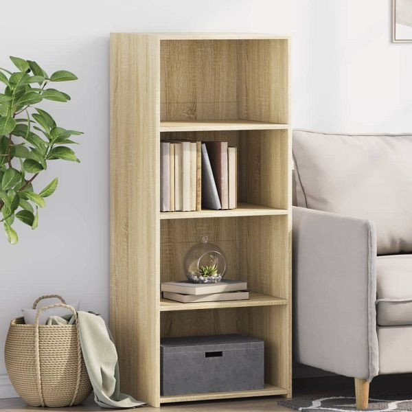 vidaXL Highboard Sonoma-Eiche 50x41x124 cm Holzwerkstoff, 846399