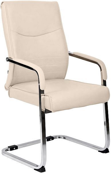 CLP Besucherstuhl Hobart, creme, 306845, 4251563402831