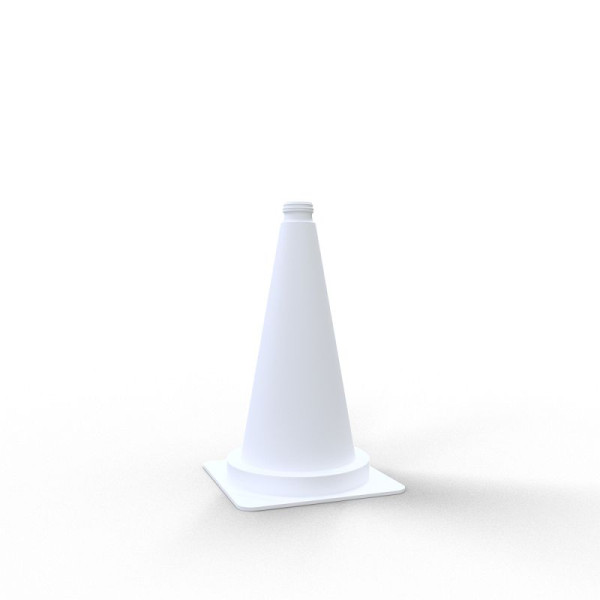 Stein HGS Leitkegel weiß, ohne Streifen, 500mm, VE: 10 Stück, 67551.0001