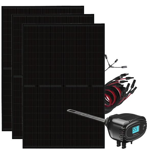 Offgridtec Solaranlage 1350W inkl. 1kW Fothermo Heizstab für Warmwasserboiler, 4-01-024911-003