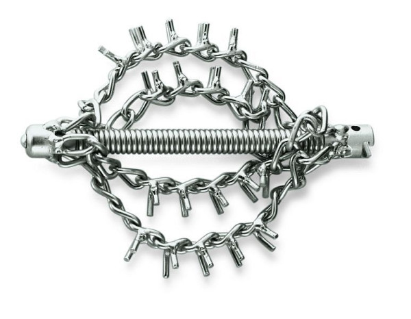 Rothenberger Kettenschleuderkopf mit Spikes mit 4K, ohne Ring, 32K, D=80mm, 72348