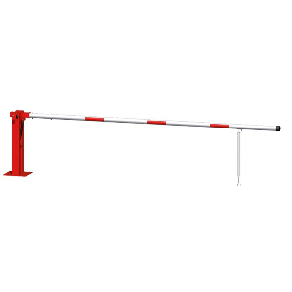 Stein HGS Handschranke mit Gasdruckfeder und Pendelstütze, Gesamtbreite 3180 mm, 3000 mm, 60736.0001