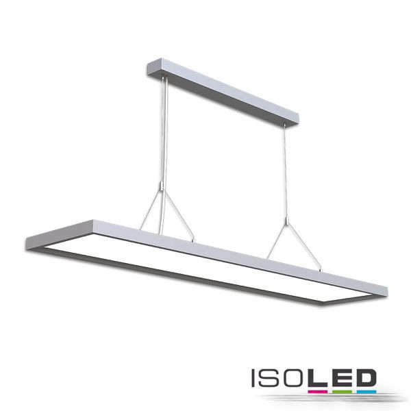 ISOLED LED Office Pro Pendelleuchte Up+Down, 20+40W, silber, UGR<19, 4000K, 1-10V dimmbar, 113248