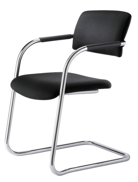 Nowy Styl MATCH-30-A Freischwinger Besucherstuhl mit Gleitern, WTM01-000152