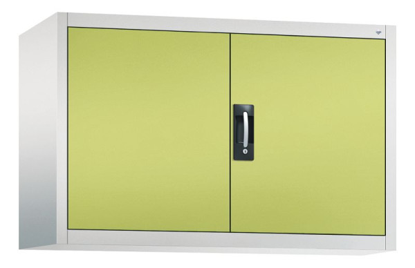 C+P Flügeltürenschrank Acurado-900, H790xB1200xT400 mm, Grau/Viridingrün, 9465-009 S10067