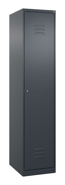 C+P Umkleidespind Classic PLUS, 1850x400x500mm, 7016/7016, Zylinderschloss, 080000-12 S10013