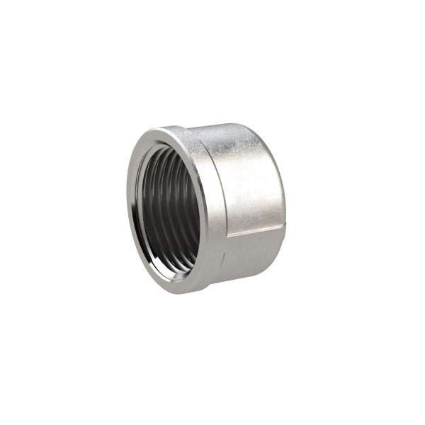 Riegler Verschlusskappe, rund G 1/8, IG, ES 1.4408, 118883