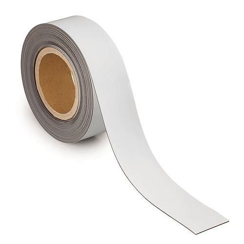 MAUL Kennzeichnungsband magnetisch, 10 m x 50 mm x 1 mm, weiß, 307941