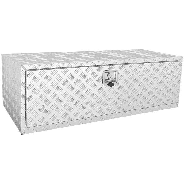 VEVOR Unterboden-Lkw-Box, 1219 x 610 x 610 mm, Aluminium-Werkzeugkasten mit Schloss & Schlüsseln, CDK482424INCHNDMQV0