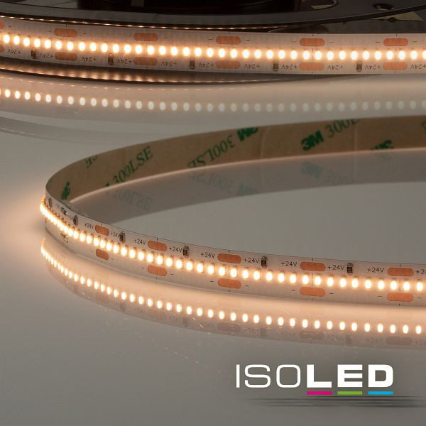 ISOLED LED CRI927 Linear8 Flexband, 24V DC, 22W, IP20, 2700K, 5m Rolle, 350 LED/m, 114724