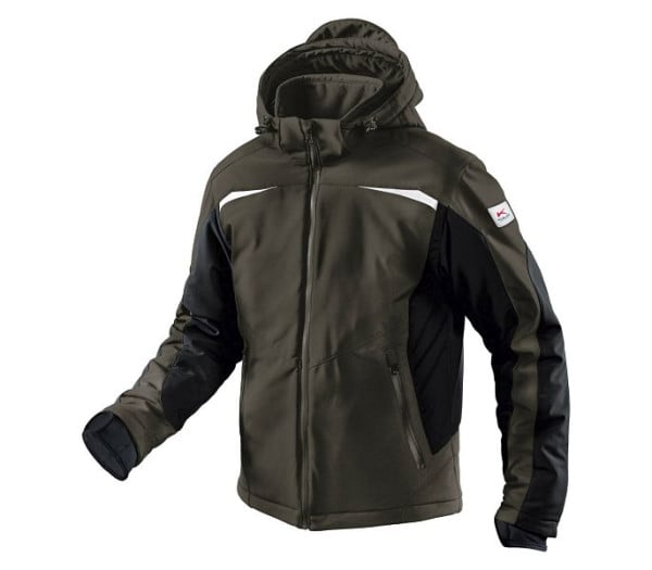 Kübler Winter Softshell Jacke, Farbe: oliv/schwarz, Größe: XL, 1041 7322-6699-XL
