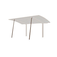 Produktbild von Ximax Carport Zubehör Stützstange Standard Mattbraun, 77005 Ximax Carport Zubehör Stützstange Standard Mattbraun, 77005