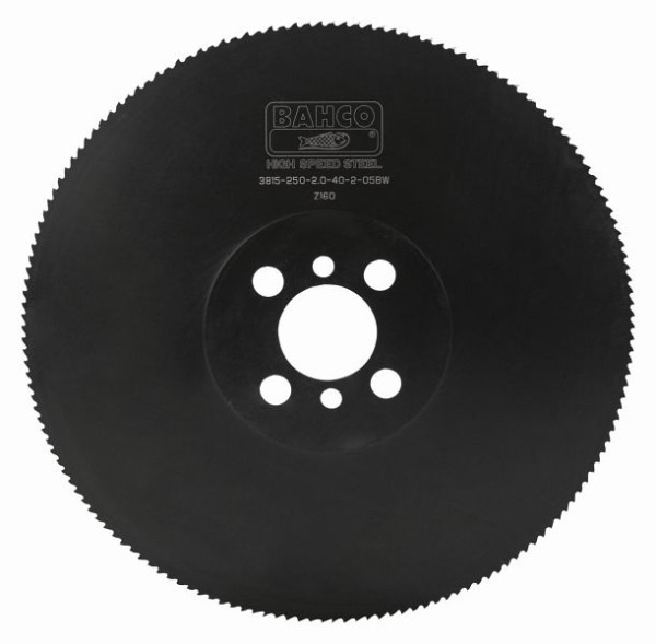 Bahco HSS Kreissägeblatt, Bohrung 32-1, 250 cm, 4 BW, 3815-250-2,0-40-2-04BW