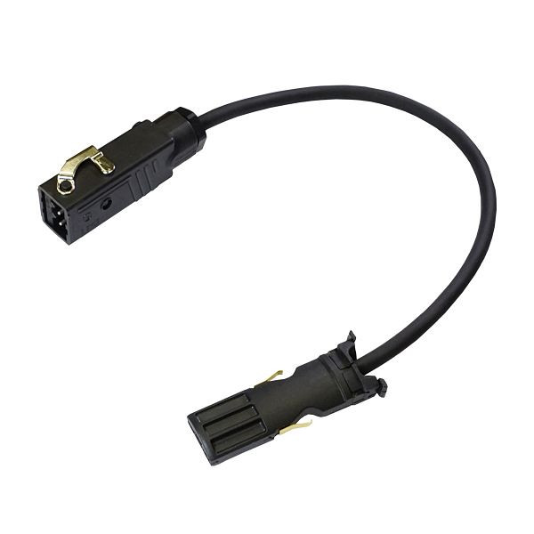 Kaiser Nienhaus Anschlusskabel steckbar, 0,35m, mit Hirschmann-Stecker STAS 3 Mercato, 800410