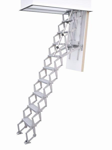 Roto Scherentreppe Elektro 2,79m 140x70 cm HOLZ, C116-61871