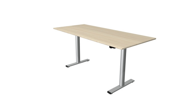 Kerkmann Steh-/Sitztisch Move 1 base 1800 x 800 mm, elektrisch höhenverstellbar von 730-1230 mm, Ahorn, 10300750