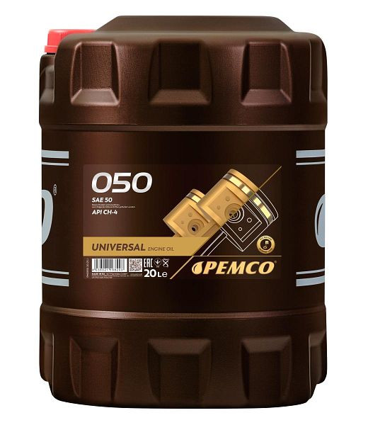 PEMCO Einbereichsmotoröl 050 SAE 50, VE: 20 l, PM0050-20