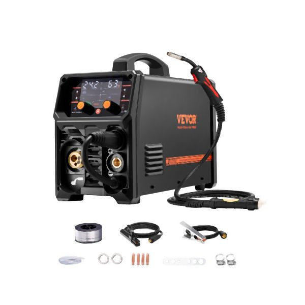 VEVOR 5-in-1 Schweißgerät MIG TIG 200A Welder Schweißer 6,1KVA Pluse synergisch, MIGYXHJ5H120FDVK3V2